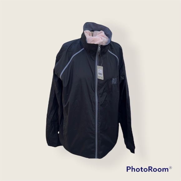 Mens black windbreaker jacket - Picture 8 of 8